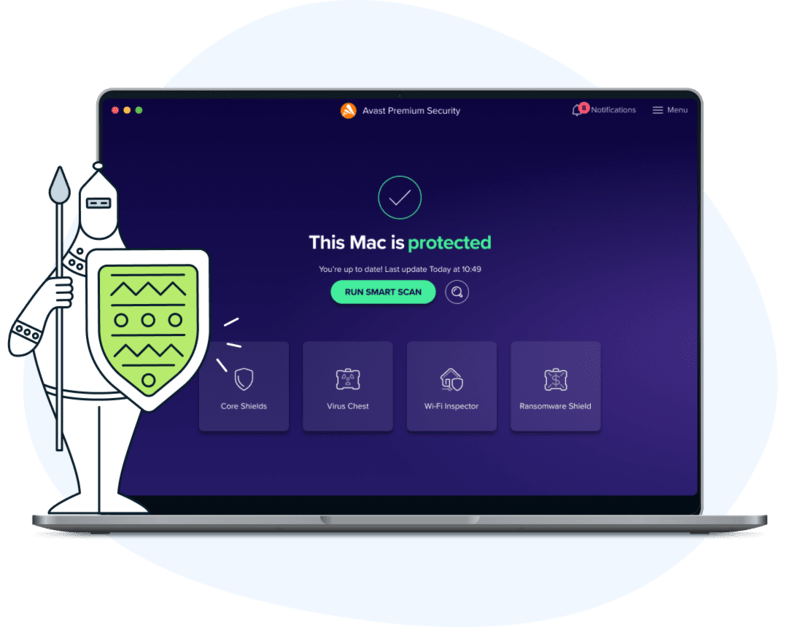 Avast-Premium-Security-for-Mac Avast Premium Security for Mac obrázek z programu v popisu produktu.