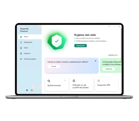 Kaspersky-Premium-program Kaspersky Premium obrázek z programu v popisu produktu.