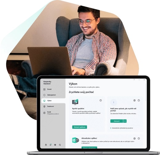 Kaspersky-Standard-program Kaspersky Standard obrázek z programu v popisu produktu.