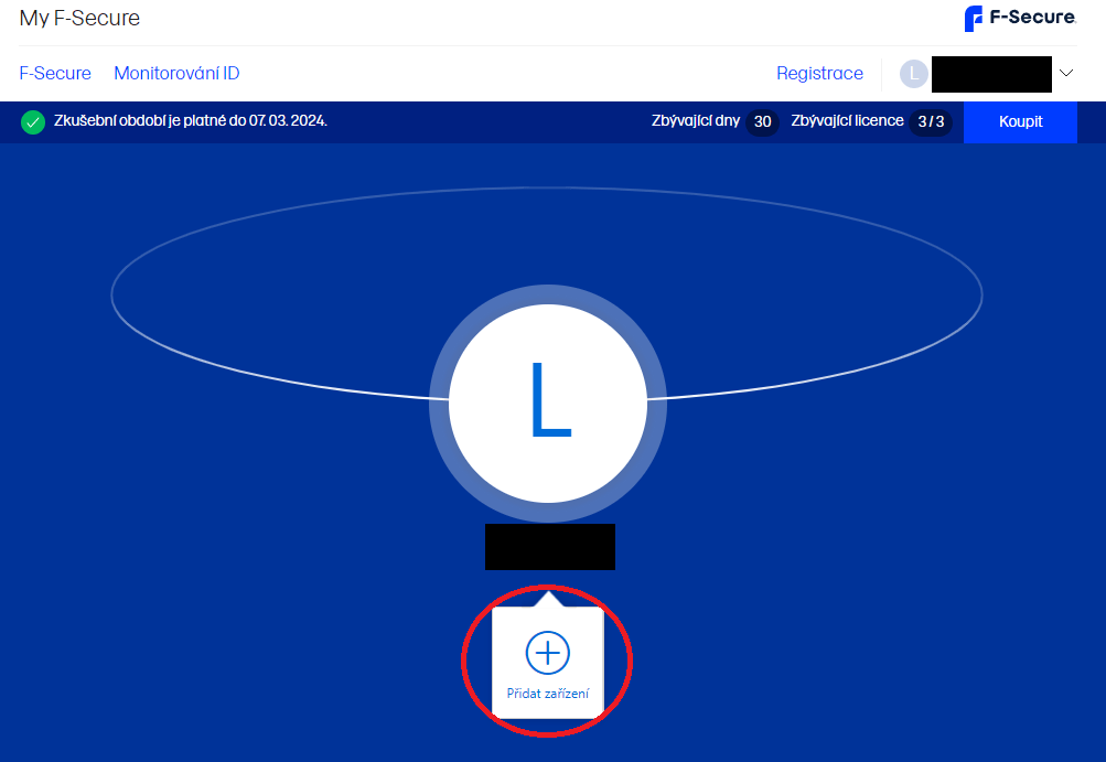 Instalace F-Secure