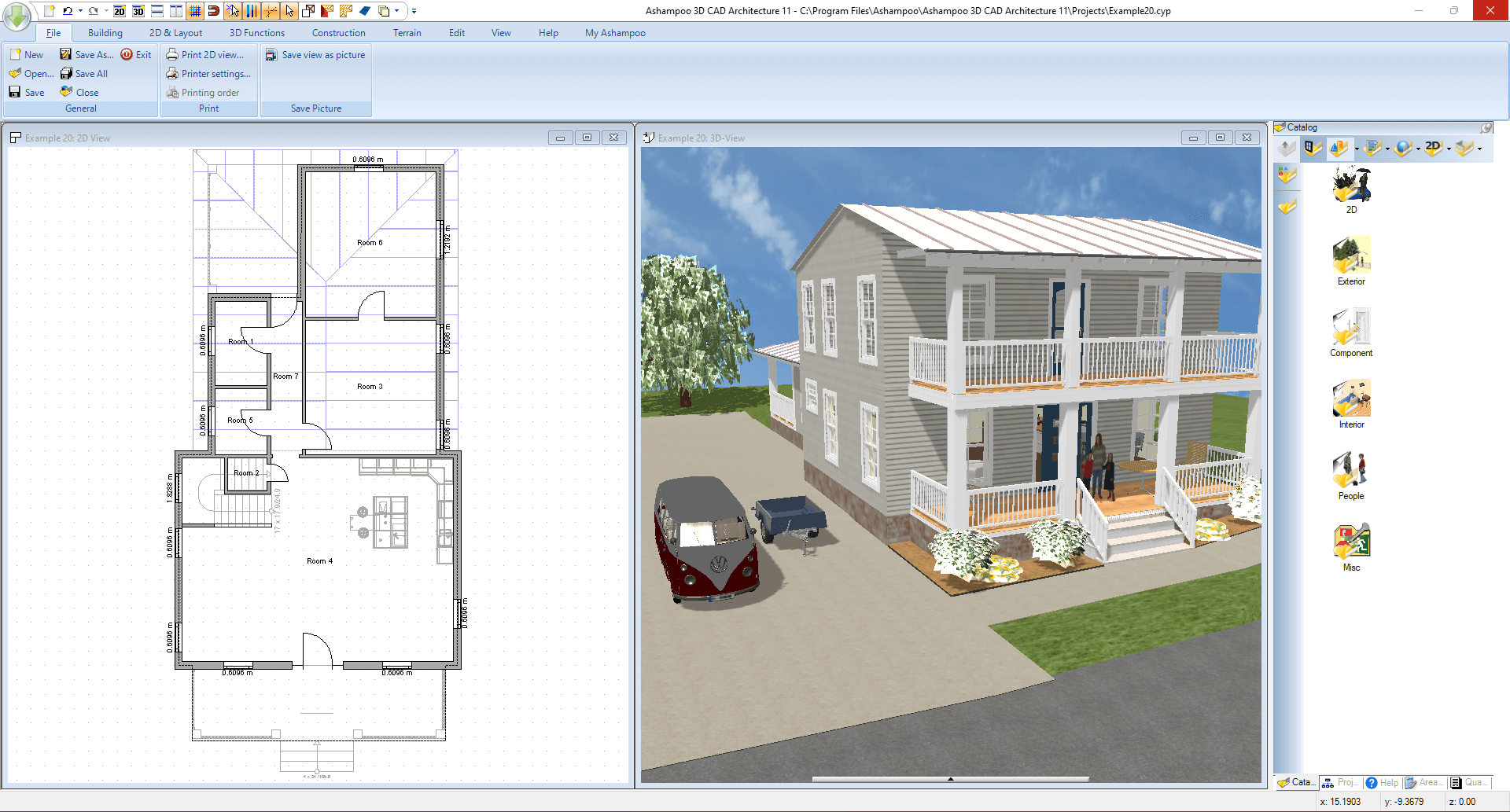 Ashampoo-3D-CAD-Architecture-11-program Ashampoo 3D CAD Architecture 11 obrázek z programu v popisu produktu.