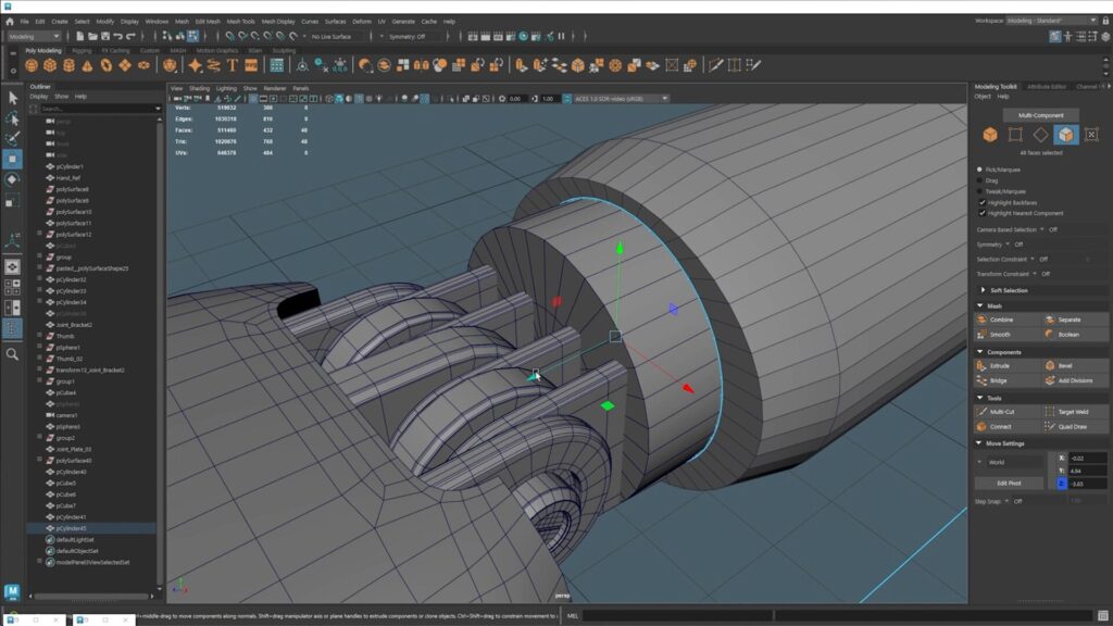 Autodesk-3ds-Max-2025-program Autodesk 3DS Max 2025 obrázek z programu v popisu produktu.