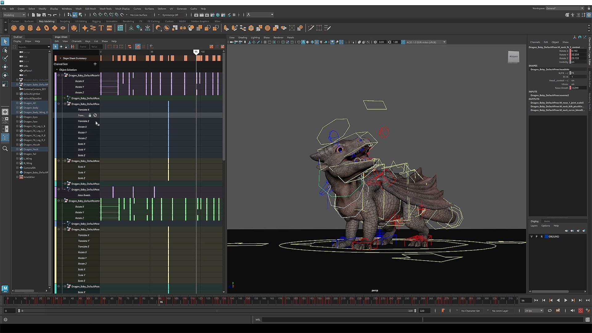 Autodesk-Maya-2025-program Autodesk Maya 2025 obrázek z programu v popisu produktu.