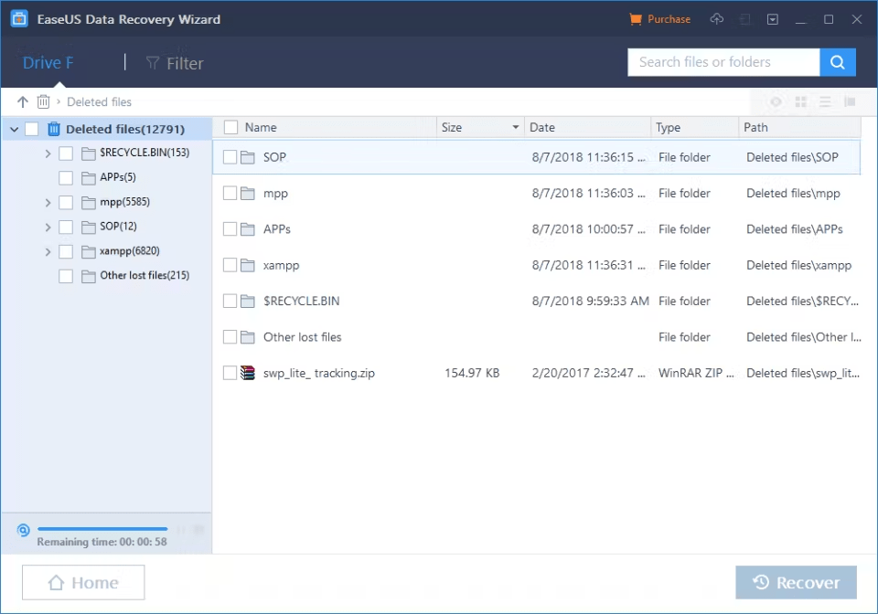 EaseUS-Data-Recovery-Wizard-Professional-18-program EaseUS Partition Master Professional 18 obrázek z programu v popisu produktu.