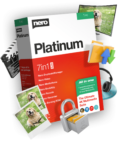 Nero-Platinum-Suite-program Nero Platinum 365 obrázek z programu v popisu produktu.