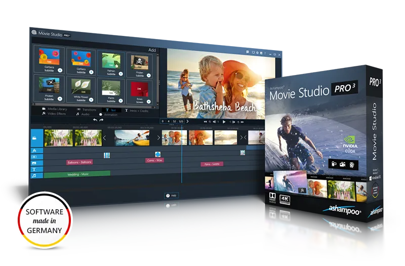Ashampoo-Movie-Studio-Pro-3-obrazek Ashampoo Movie Studio Pro 3 obrázek z programu v popisu produktu.