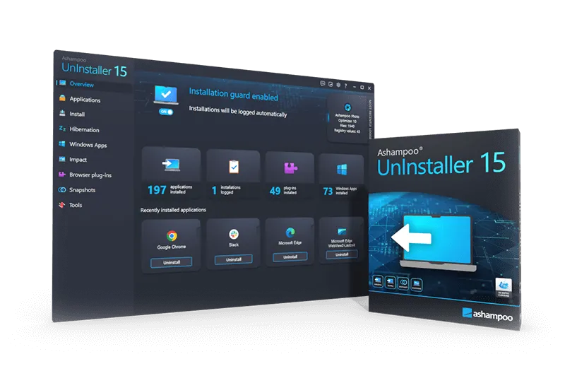 Ashampoo-UnInstaller-15-obrazek Ashampoo UnInstaller 15 obrázek z programu v popisu produktu.
