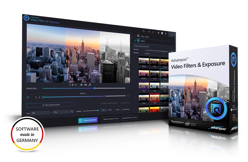 Ashampoo-Video-Filters-and-Exposure-obrazek Ashampoo Video Filters and Exposure obrázek z programu v popisu produktu.