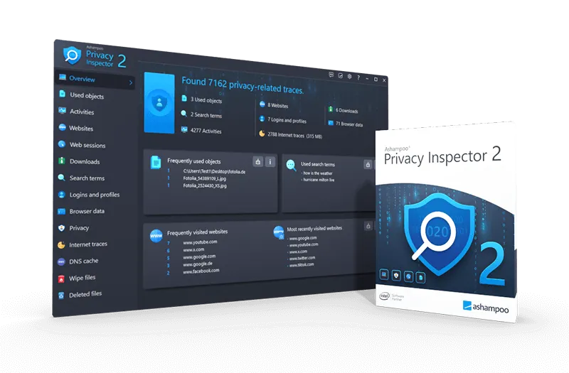 ashampoo-privacy-inspector-2-obrazek Ashampoo Privacy Inspector 2 obrázek z programu v popisu produktu.
