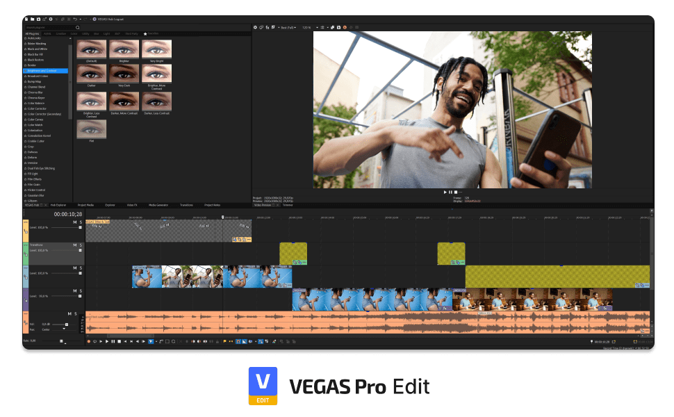 VEGAS-PRO-21-EDIT-program MAGIX VEGAS Pro 21 Edit obrázek v popisu produktu.