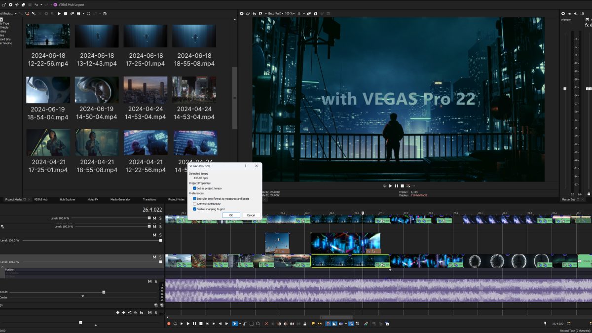 Vegas-pro-22-obrazek MAGIX VEGAS Pro 22 obrázek v popisu produktu.